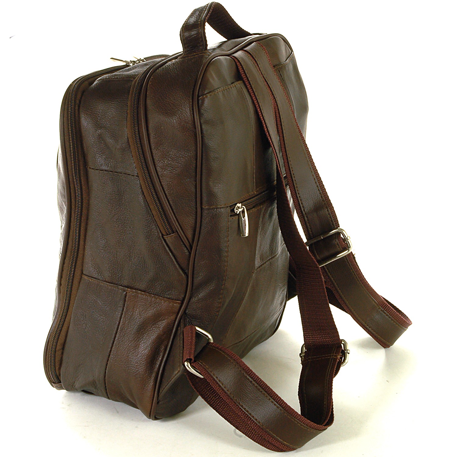 Women's Leather Backpack Multiple Pocket Handbag Adjustable Strap Organizer Bag eBay
